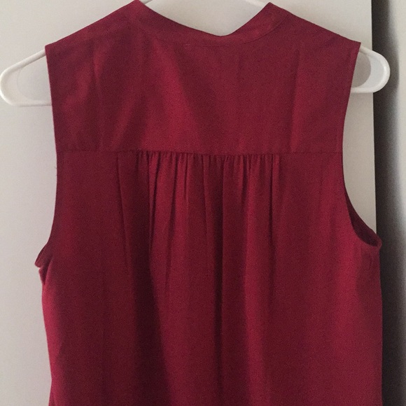 Lucky Brand Maroon Tie Tunic - Picture 2 of 4